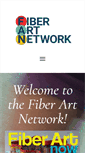 Mobile Screenshot of fiberartnow.net